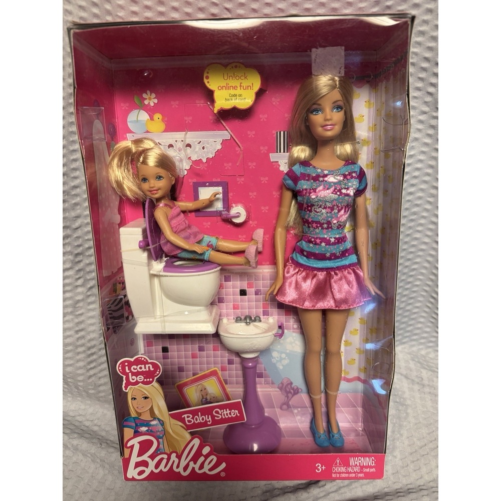 Barbie I Can Be: Baby Sitter (Potty Training) New/Sealed